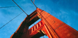 Desert Home Built from Volcanic Stone. Contrasts with White Stucco in Texas